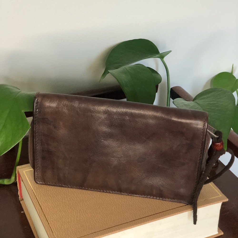 Unisex Genuine Vintage Leather Brown